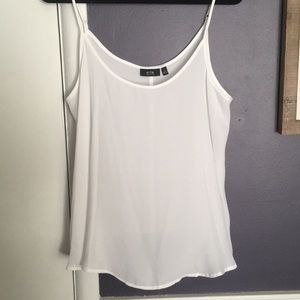 Apt 9 Essentials XL white flow top